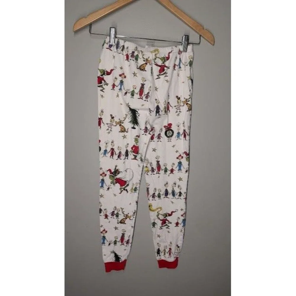 Pottery Barn Kids Dr. Seuss Grinch 2-Piece Christmas Pajama Set Size 12